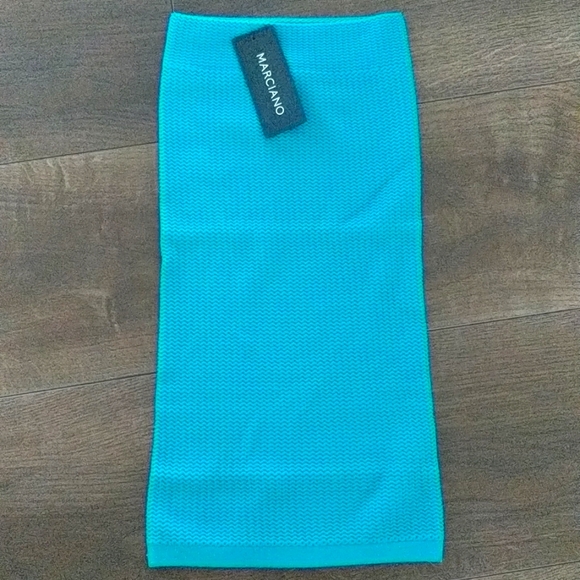 Marciano Dresses & Skirts - MARCIANO by Guess Turquoise Blue seamless Skirt XS